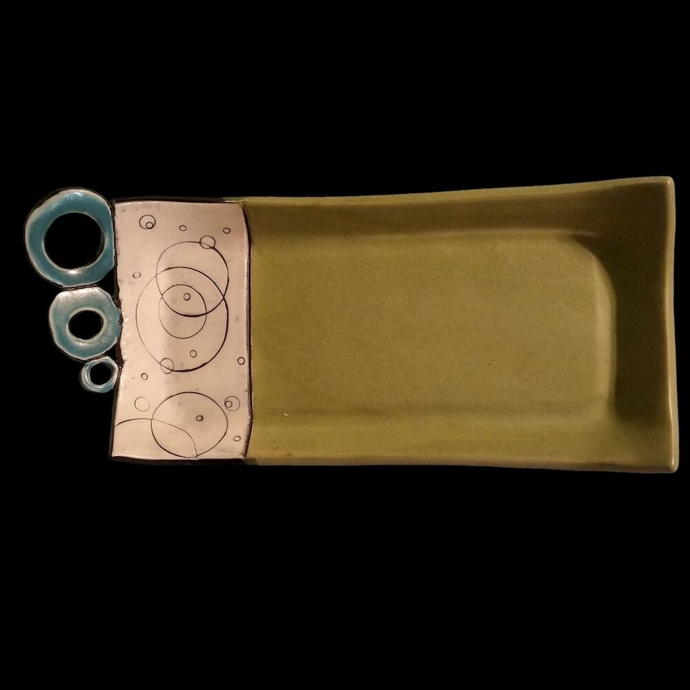 Coleman Studios Hand Made Pottery Platter Plate by Ed & Kate Coleman Sushi